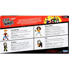 Spy Ninjas 4 Pack 3" Figure Toy (PZ2/CHAD/REGINA/PZ SQUIRE)