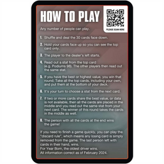 Top Trumps Cards Game - Top 30 Grand Prix Heroes