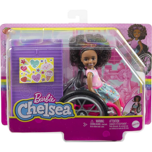Barbie Brunette Chelsea Doll inc Wheelchair