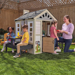 KidKraft Cosy Hearth Cabin Playhouse (Collection Only)