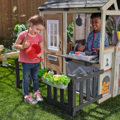 KidKraft Cosy Hearth Cabin Playhouse (Collection Only)