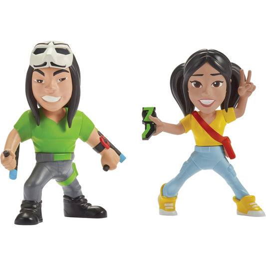 Spy Ninjas Regina Ginera & Melvin PZ9 Action Twin Pack