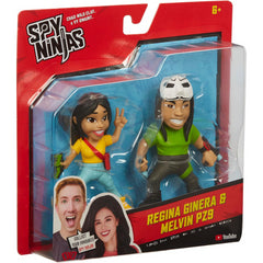 Spy Ninjas Regina Ginera & Melvin PZ9 Action Twin Pack