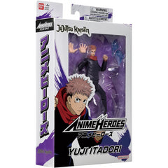 Bandai Anime Heroes Yuji Itadori Jujutsu Kaisen 6.5-Inch Action Figure