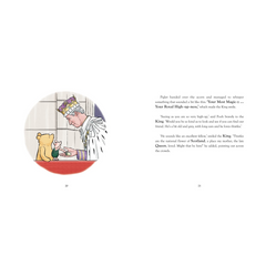 Winnie The Pooh Meets the King J Riordan & A Grey Story Book