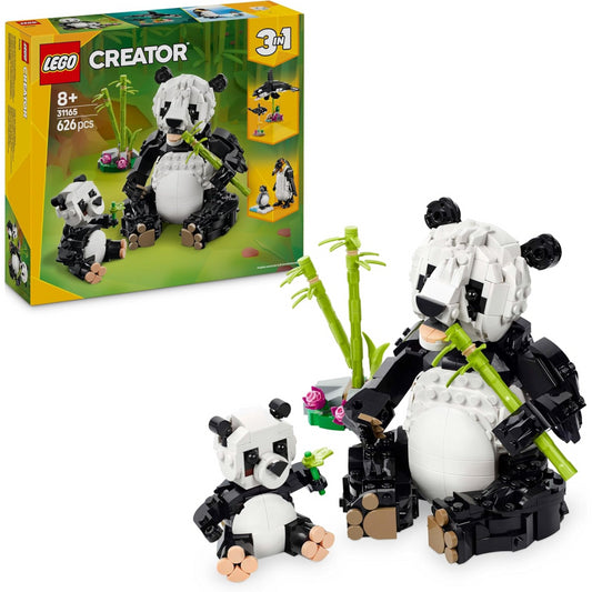 Lego Creator 31165 Panda Family 3 in 1 Animal Set