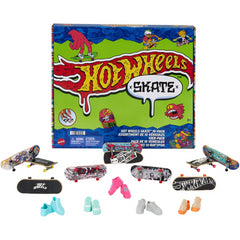 Hot Wheels Skate 10 Skateboards and 5 Removable Skate Shoes