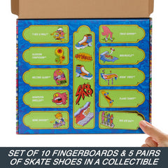 Hot Wheels Skate 10 Skateboards and 5 Removable Skate Shoes