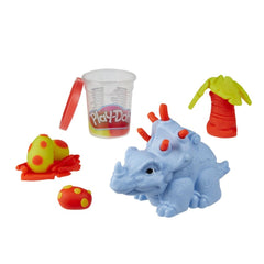 Play-Doh Dino Crew Triceratops Tool and 2 Coloured Dough