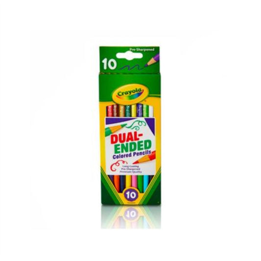 Crayola 10 Pack Dual Ended Colouring Pencils