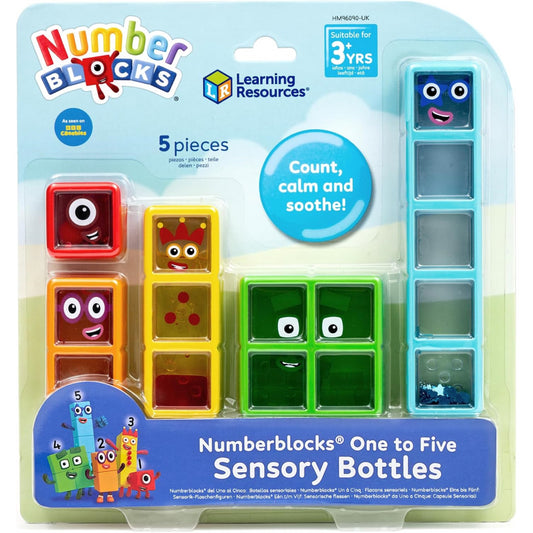 Learning Resources Numberblocks 1 to 5 Sensory Bottles Preschool Learning Toy