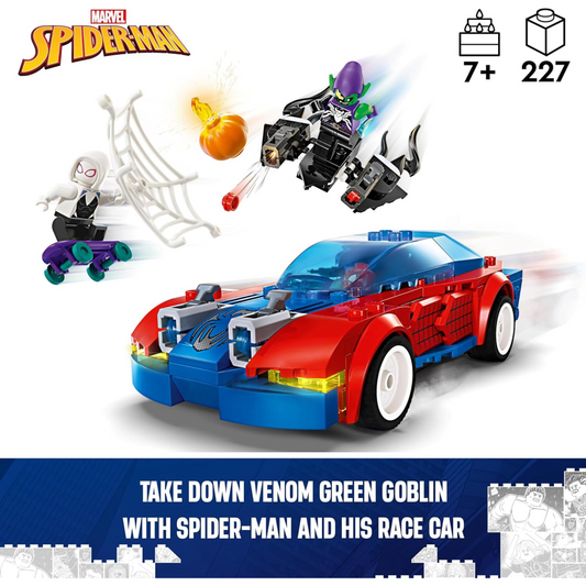 Lego Marvel 76279 Spider-Man Race Car & Venom Green Goblin Buildable Playset