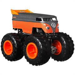 Hot Wheels Monster Trucks Demolition Doubles - Dragbus VS Volkswagen Beetle