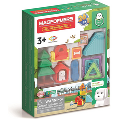 Magformers Milos Mansion Set Rainbow Magnetic Geometric Shapes
