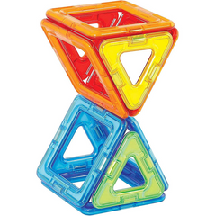 Magformers Milos Mansion Set Rainbow Magnetic Geometric Shapes