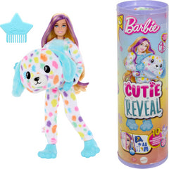 Barbie Cutie Reveal Colourful Dreams Series Soft Plush & 10 Surprise - Dalmatian
