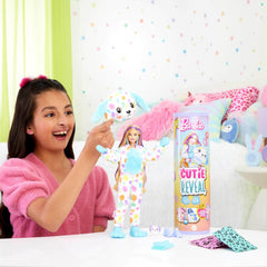 Barbie Cutie Reveal Colourful Dreams Series Soft Plush & 10 Surprise - Dalmatian