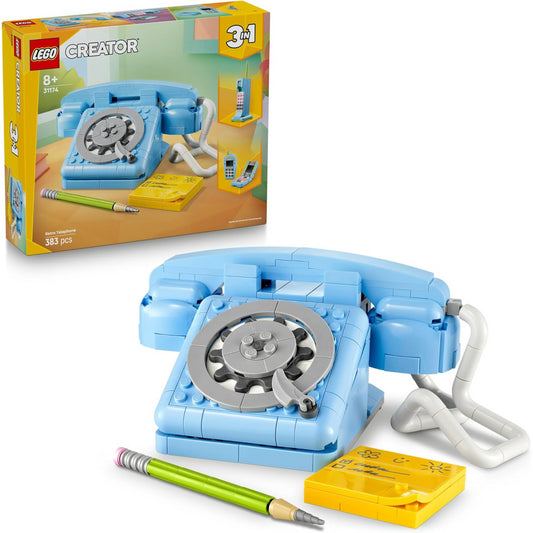 Lego Creator 31174 Retro Telephone 3 in 1 Building Toy