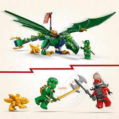 Lego Ninjago 71829 Lloyds Green Forest Dragon Figure Construction Playset