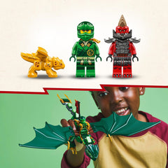 Lego Ninjago 71829 Lloyds Green Forest Dragon Figure Construction Playset