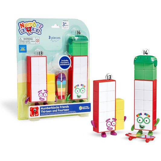 Learning Resources Numberblocks Friends 13 and 14 Learning Toy Figures