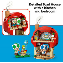 Lego Super Mario 72041 Party At Toad's House Building Toy