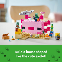 Lego Minecraft 21247 The Axolotl House Buildable Playset