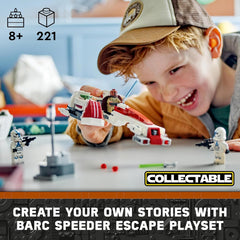 Lego Star Wars 75378 Barc Speeder Escape Bike and Sidecar Playset