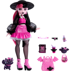 Monster High Draculaura Core Doll with Pet Bat-Cat Count Fabulous