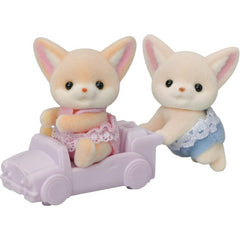Sylvanian Families Fennec Fox Twins Figure Set