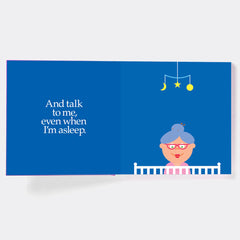 You're Going to be a Grandmother Board Book and Matching Pair of Socks