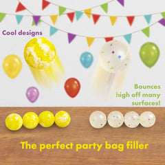 Abeec 24 Bouncy Balls Fun Toy Pack for Children