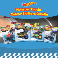 Hot Wheels Monster Trucks Colour Shifters Bundle