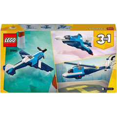 Lego Creator 31160 Aircraft Race Plane 3-In-1 Plane Jet Heli Construction Set