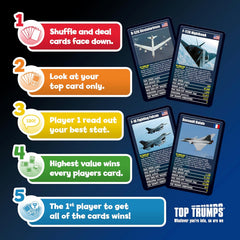 Top Trumps Cards Game - Ultimate Military Jets