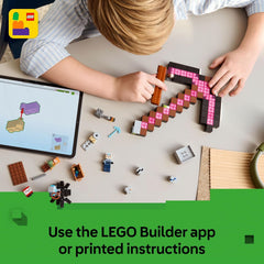 Lego Minecraft 21277 The Pickaxe Mine Playset with Tools & Figures