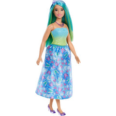 Barbie Dreamtopia Princess Doll Blue-Green Hair Figure Toy