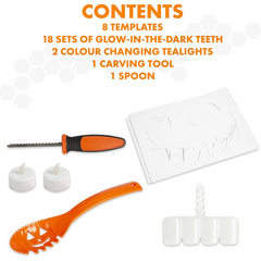 Abeec Halloween Pumpkin Carving Kit with Tools