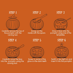 Abeec Halloween Pumpkin Carving Kit with Tools