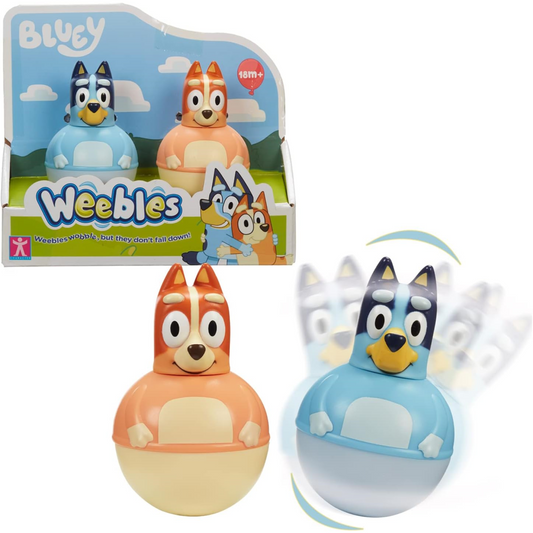 Bluey Weebles Bluey and Bingo Twin Pack Activity Toy