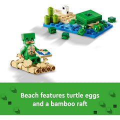 Lego Minecraft 21254 The Turtle Beach House Playset with Mini Figures