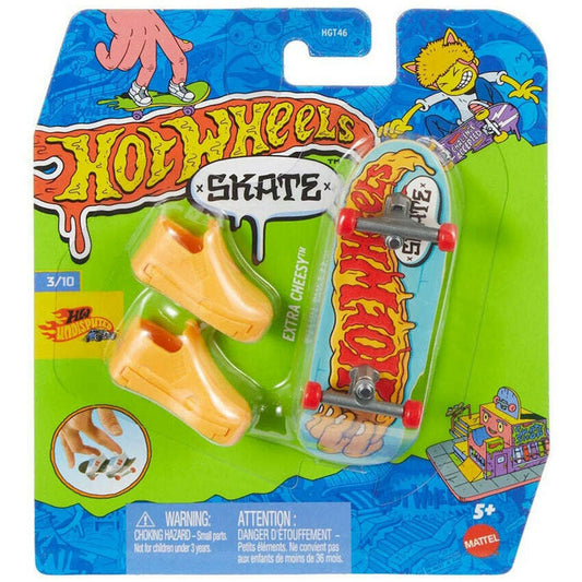 Hot Wheels Skate Singles and Finger Skateboard - Undisputed Extra Cheesy
