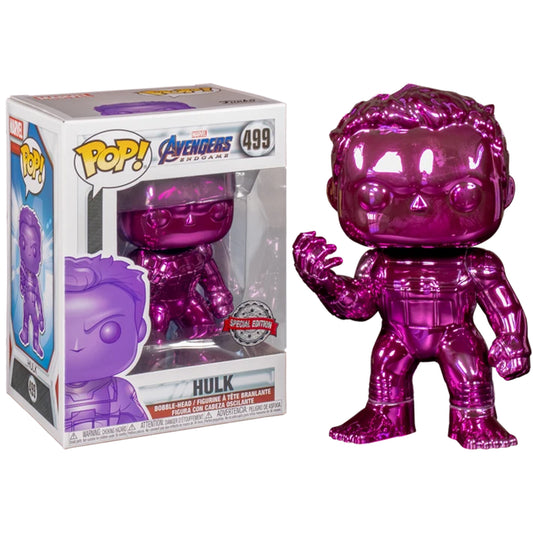 Funko POP 499 Marvel Avengers Bobble Head Endgame Hulk Purple