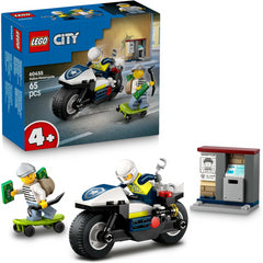Lego City 60455 Police Motorcycle Playset Cop Bike