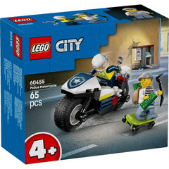 Lego City 60455 Police Motorcycle Playset Cop Bike