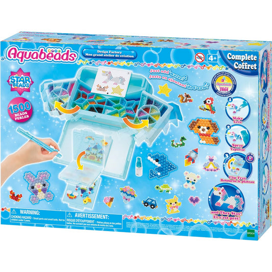 Aquabeads Design Factory Art & Craft Bead Kit Set 1500 Beads