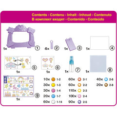 Aquabeads Picture Frame Art & Craft Bead Kit Set 600 Beads