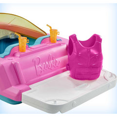 Barbie Boat with Puppy Fits 3 Dolls and Floats in Water