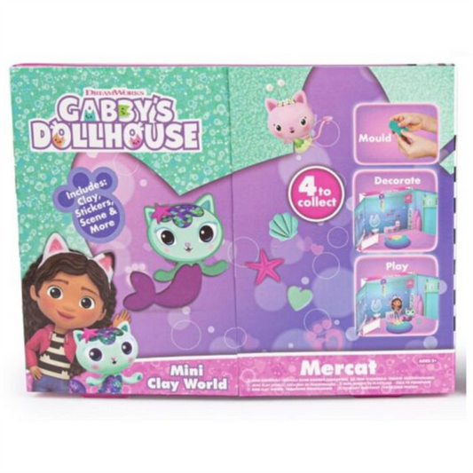 Gabby's Dollhouse Mercat Mini Clay World