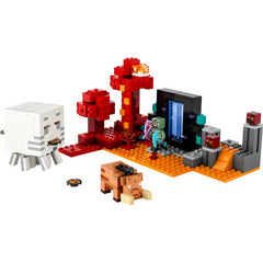 Lego Minecraft 21255 Nether Portal Ambush Playset with Steve & Blaze